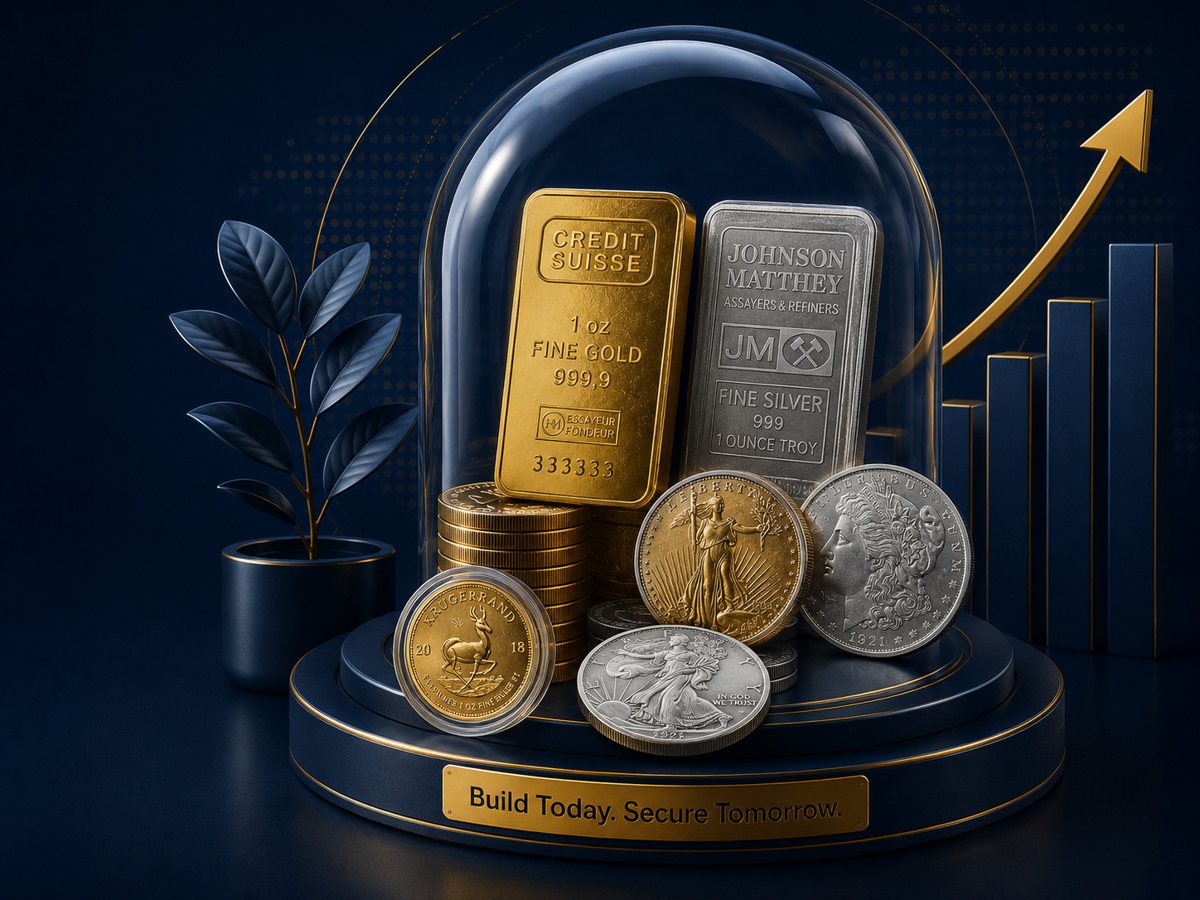 Gold and silver bullion coins